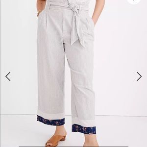 Madewell x The New Denim Project® Patchwork Paperbag Pants!
